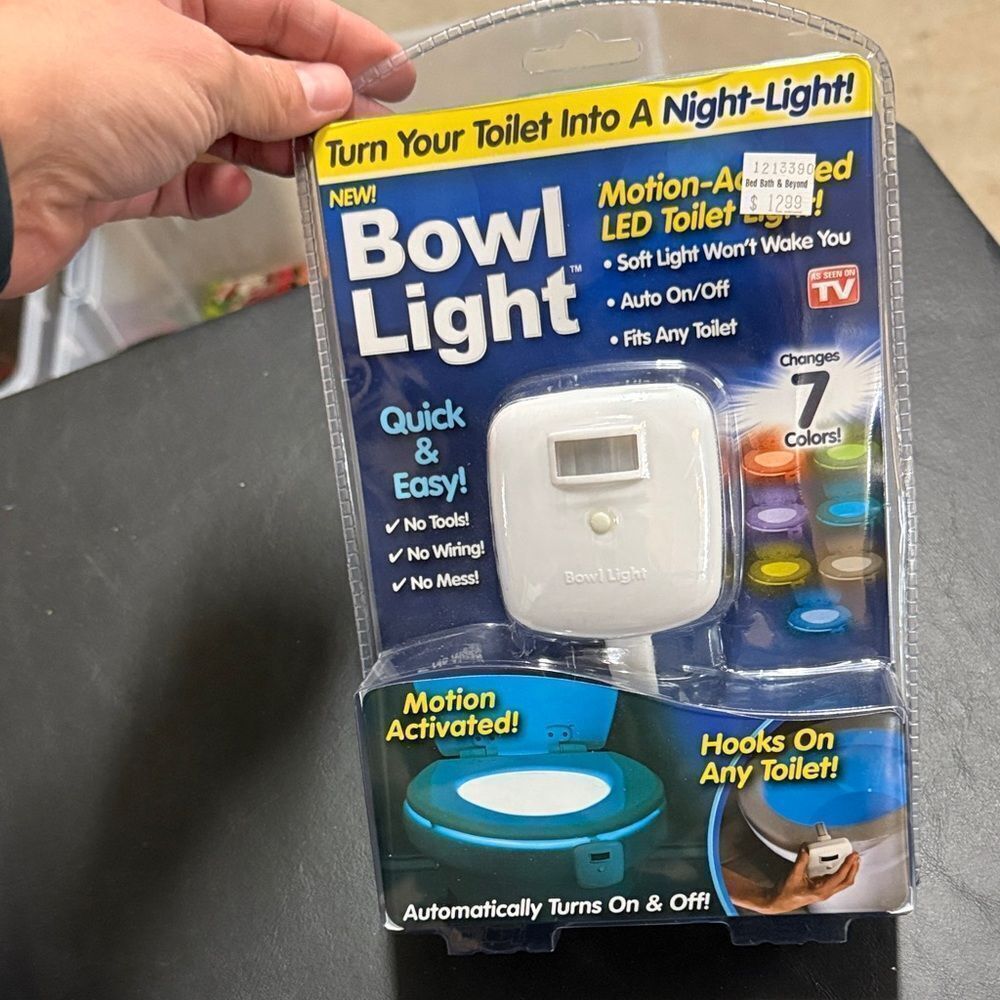 Bowl Light Motion-Activated LED Toilet Light